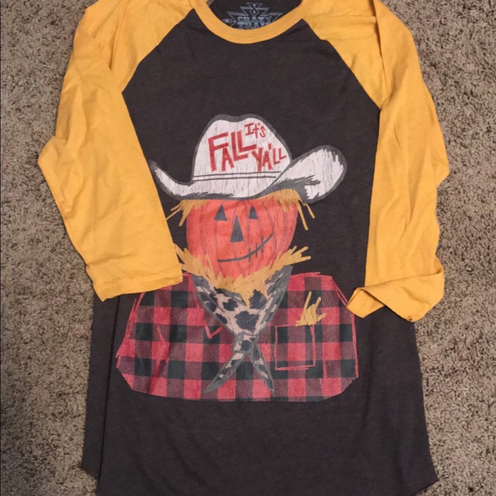 Crazy Train It’s Fall y’all size Med brand new